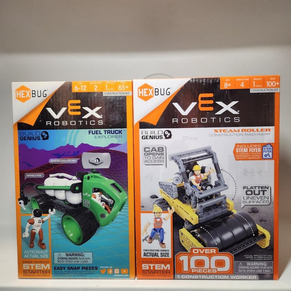 NEW VEX Robotics Fuel Truck Stream Roller by HEXBUG Bundle Robot Engineering